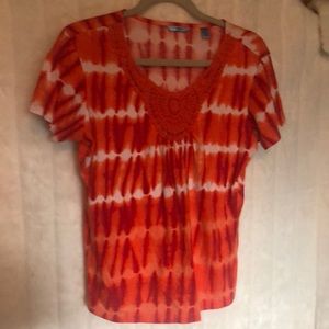 IZOD the dye crochet shirt size PL/PG